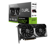 Karta graficzna ASUS GeForce RTX 5060 Ti Dual OC 8GB GDDR7 DLSS4 DUAL-RTX5060TI-O8G